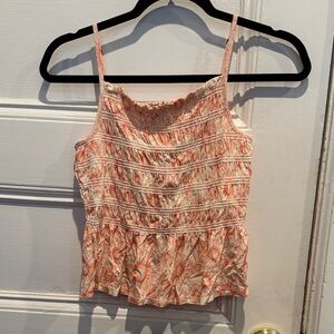 SO Peach and Cream Floral Camisole